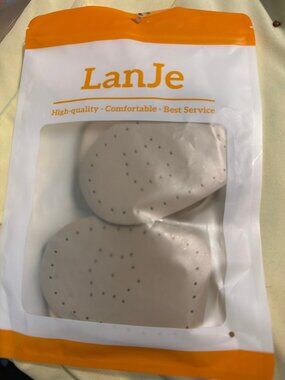 LanJe Cowhide Heel Cups Supination Pronation Inserts Gray Small 2 Pairs New